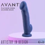 Blush Avant D8 Ergo Indigo Dual-Density Silicone Dildo 1