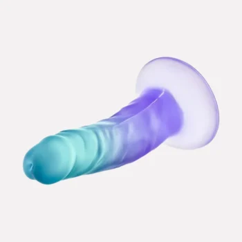 Blush B Yours Morning Dew 5in Suction Cup Sapphire Dildo