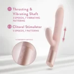 Blush Fraya Thrusting G Spot Clitoral Vibrator 2