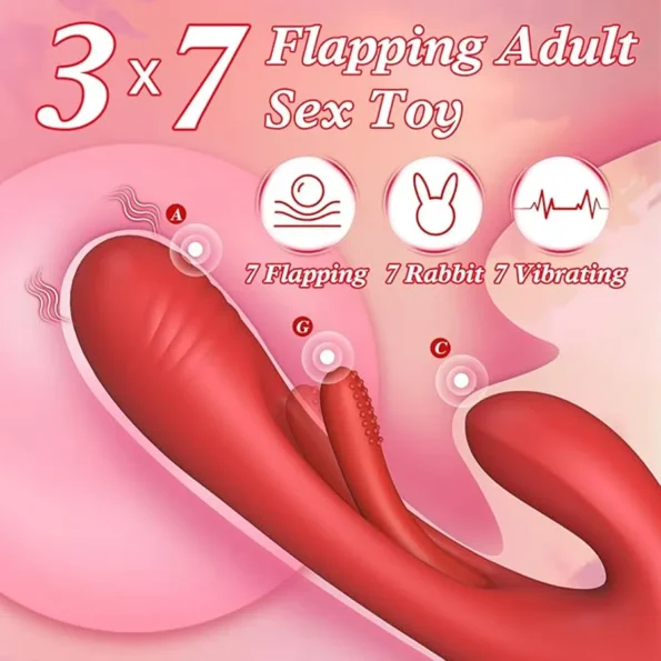 Bora Tapping G-spot Rabbit Vibrator – Triple Stim Pleasure