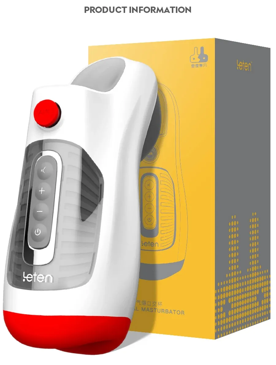 Leten Deep Throat Air-Controlled Male Masturbator