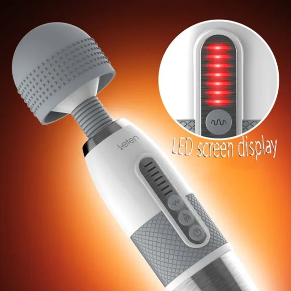 Leten Lightning Huge Big Head Wand AV Stick Vibration