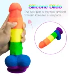 Multi-Color Realistic Large Size Dildo with Suction Cup 1