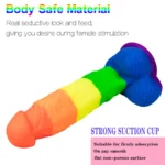 Multi-Color Realistic Large Size Dildo with Suction Cup 1