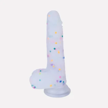 Rainbow Silicone Realistic Dildo with Suction Cup