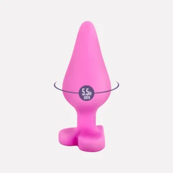 Blush Play with Me Candy Heart Silicone Butt Plug