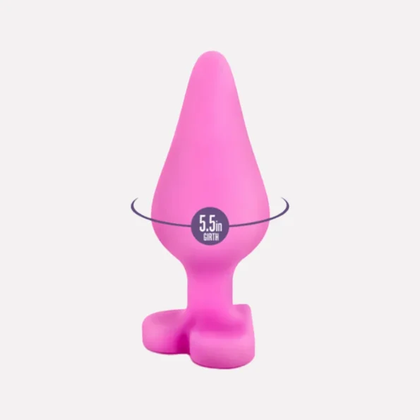 Blush Play with Me Candy Heart Silicone Butt Plug