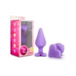 Blush Play with Me Candy Heart Silicone Butt Plug 1