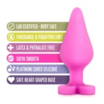 Blush Play with Me Candy Heart Silicone Butt Plug 1