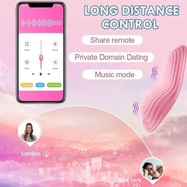GALAKU Little Pea Wearable App-Controlled Invisible Egg Vibrator
