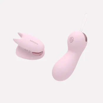 IOBANANA Finger Clip Vibrator with Remote Heat Control Jumping Egg