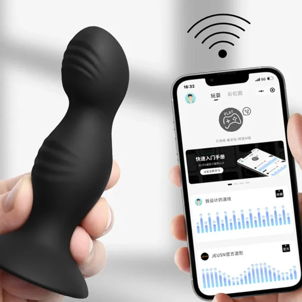 JEUSN Duron AI Remote App-Controlled Vibrating Anal Plug