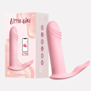 LILO Little Girl Wearable AI App-Controlled Vibrator for Dual Pleasure