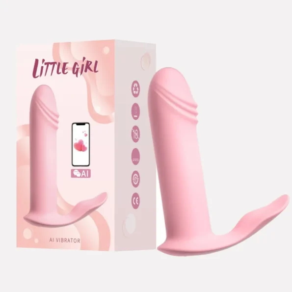 LILO Little Girl Wearable AI App-Controlled Vibrator for Dual Pleasure