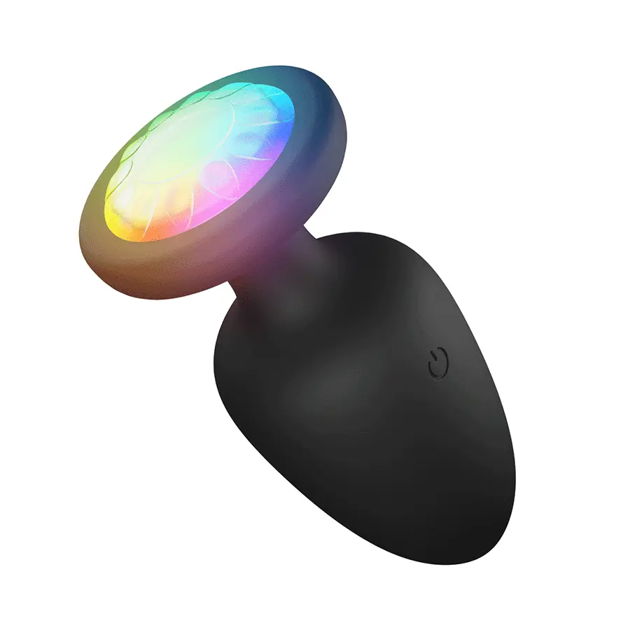 RUBY 10 Light-Up LED Vibrating Remote Butt Plug