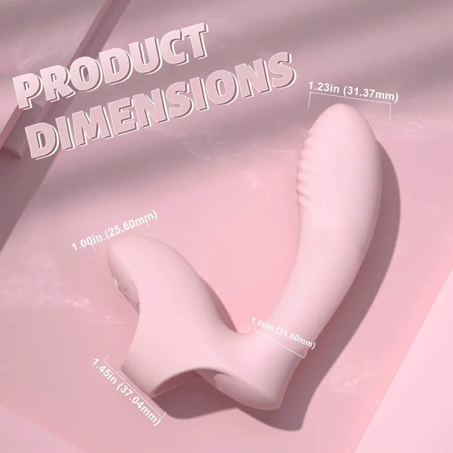 SHD Dual Motor 9 Frequency Finger Vibrator