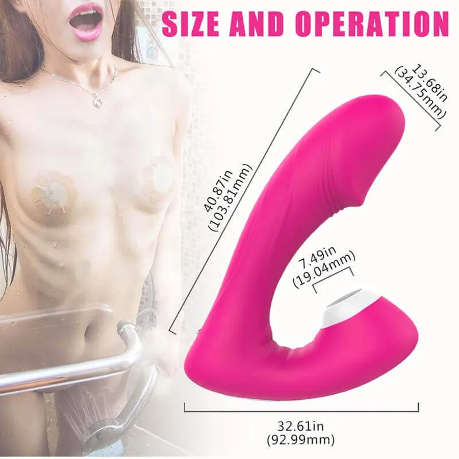SHD Fierce Wearable Sucking Vibrator with Remote