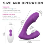 SHD Fierce Wearable Sucking Vibrator with Remote 1