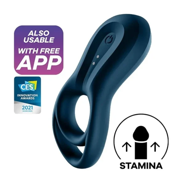 Satisfyer Epic App-Controlled Duo Cock Ring Vibrator for Man