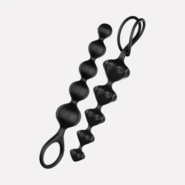 Satisfyer Love Beads Dual-Texture Silicone Anal Trainer
