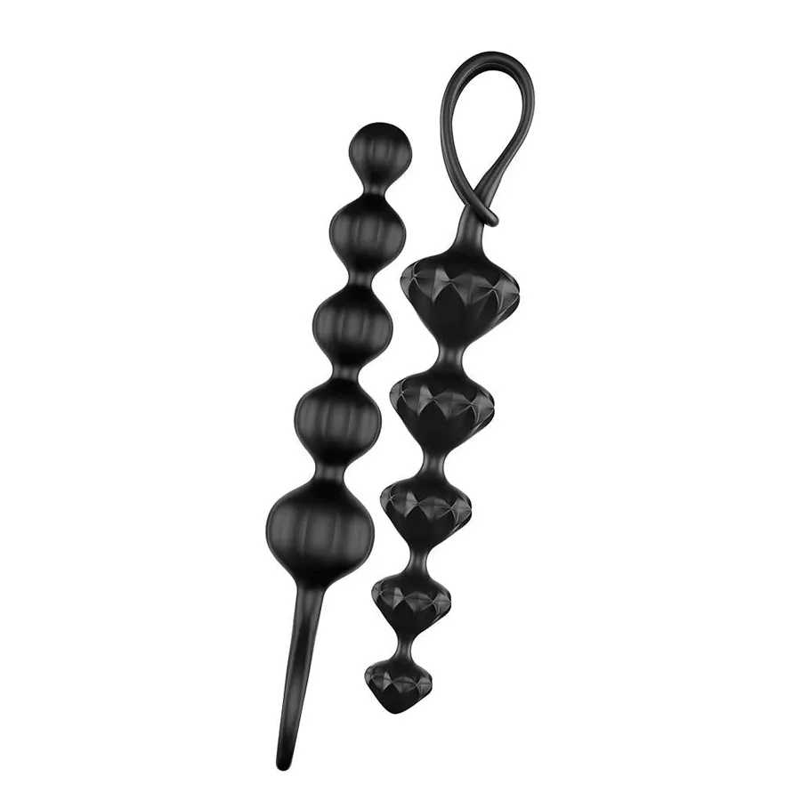 Satisfyer Love Beads Dual-Texture Silicone Anal Trainer