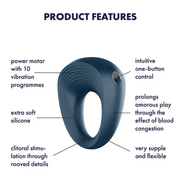 Satisfyer Power Ring Vibrator Boost Performance Cock Ring