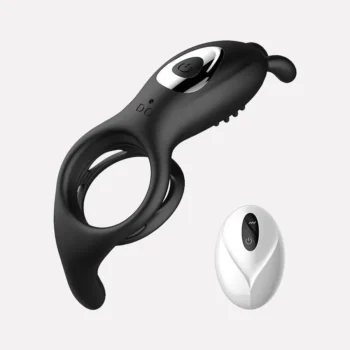 Secwell Rabbit Ring with Dual Vibration & Clit Teasing Ears