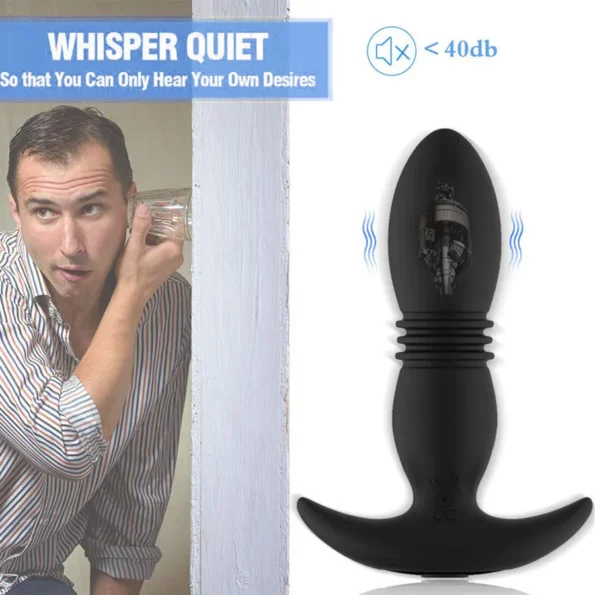 Wistone Remote Control Thrusting Anal Plug with Heat