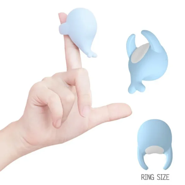YY HORSE Whale Compact Fingertip Vibrator Clit Stimulator