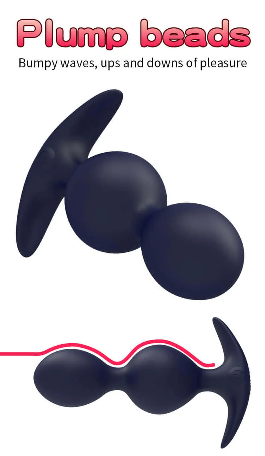 Yunman Petal Remote Control Wearable Anal Beads Plug